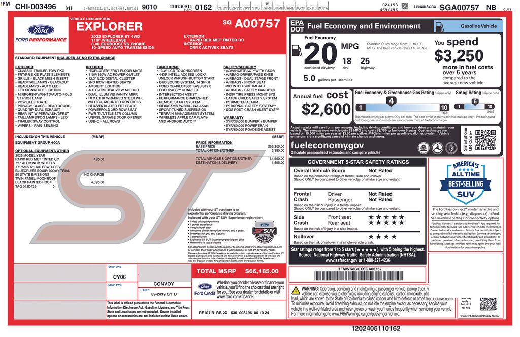 2025 FORD EXPLORER - Image 31