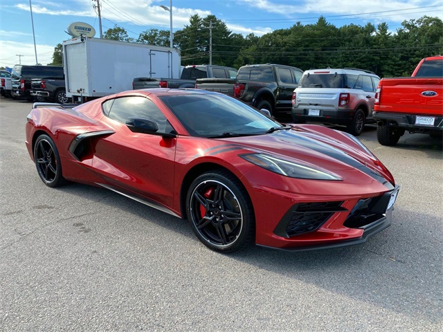 Used 2021 Red Mist Metallic Tintcoat Chevrolet Stingray image 1