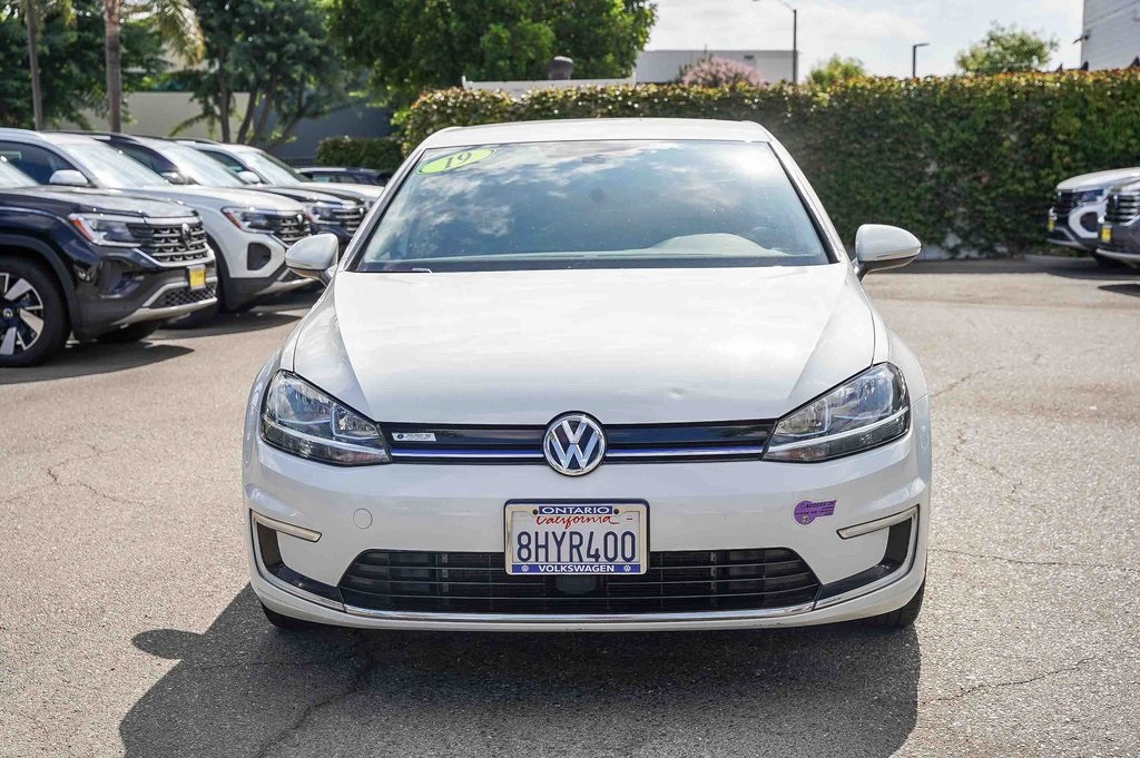 Used 2019 Volkswagen e-Golf e-Golf SE with VIN WVWKR7AUXKW902549 for sale in Ontario, CA