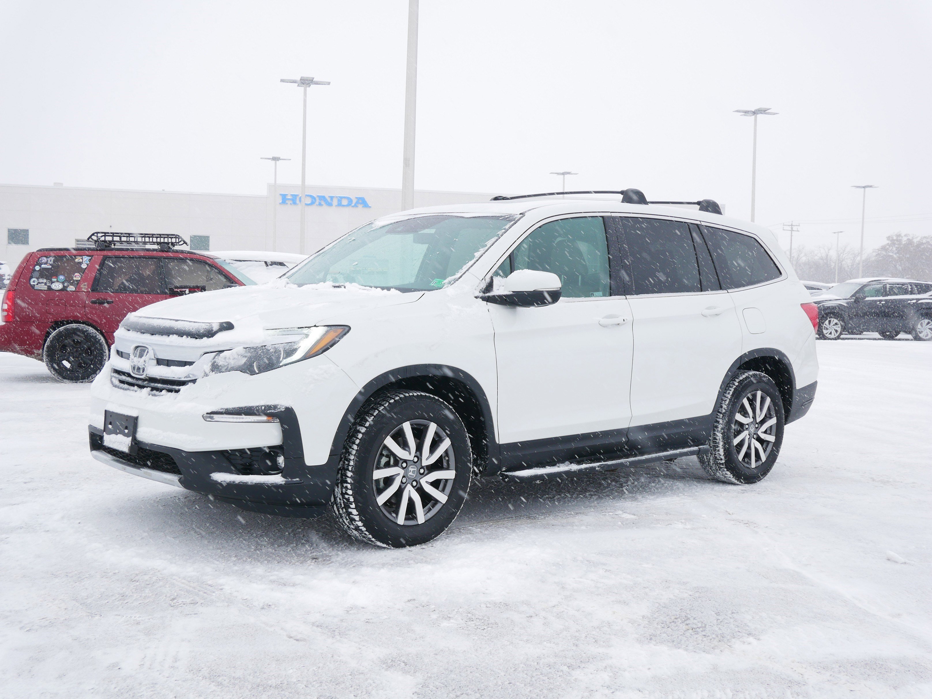 Used 2020 Honda Pilot EX-L with VIN 5FNYF6H56LB016178 for sale in Waite Park, Minnesota