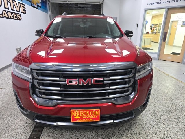 Used 2023 GMC Acadia AT4 with VIN 1GKKNLLS3PZ245779 for sale in Detroit Lakes, Minnesota