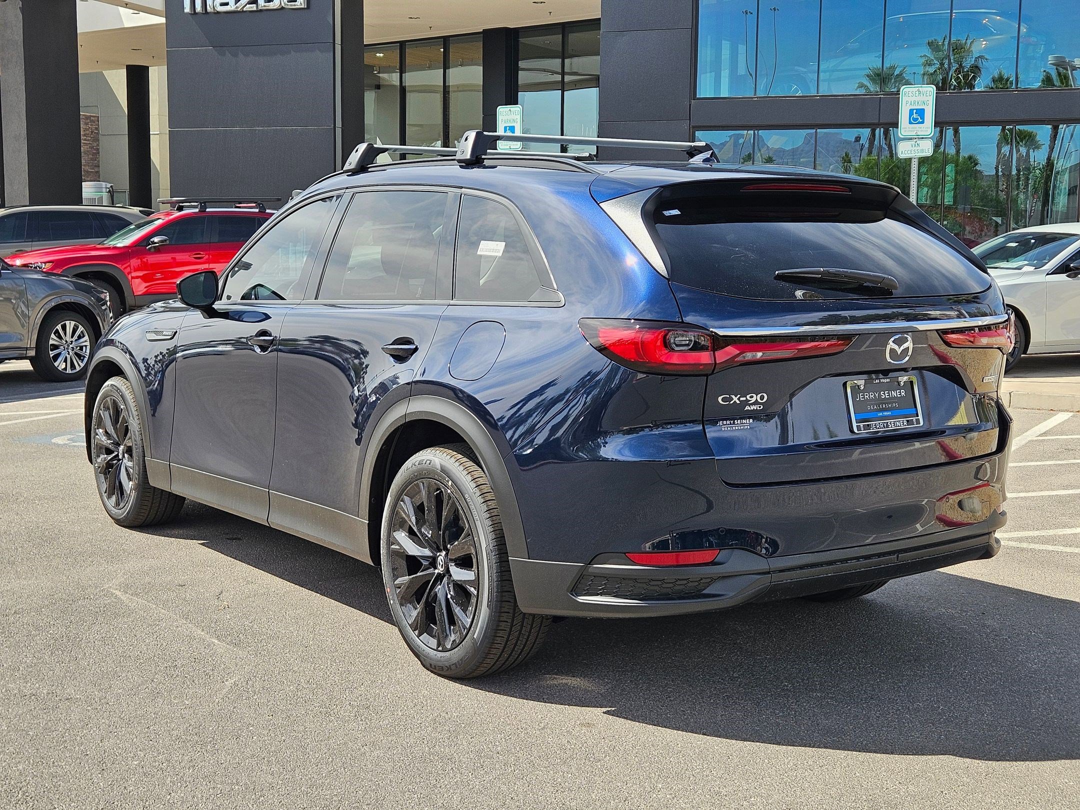 New 2025 Deep Crystal Blue Mica Mazda Premium Sport image 3