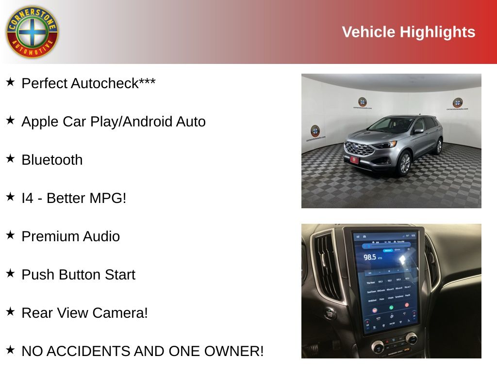 Certified 2024 Ford Edge Titanium with VIN 2FMPK4K9XRBA68485 for sale in Elk River, Minnesota