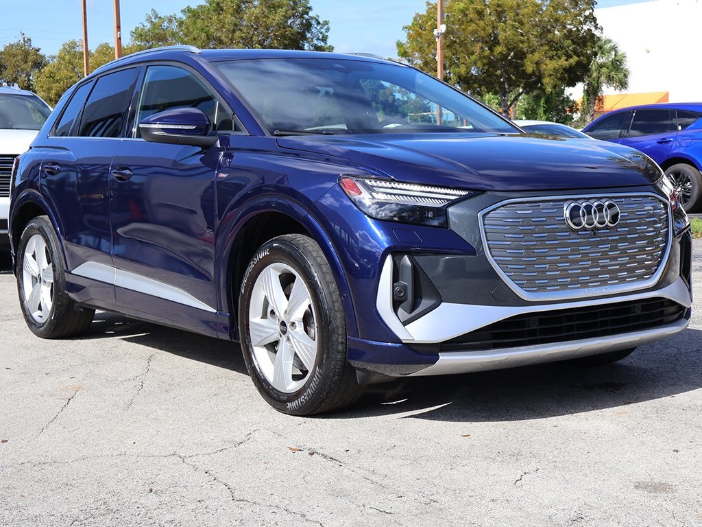 Used 2023 Audi Q4 e-tron Prestige with VIN WA1M2BFZ5PP000343 for sale in Miami, FL
