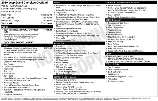 2019 Jeep Grand Cherokee Overland's photo