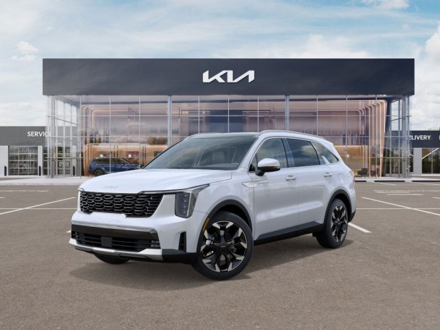 New 2025 Glacial White Pearl Kia EX image 1