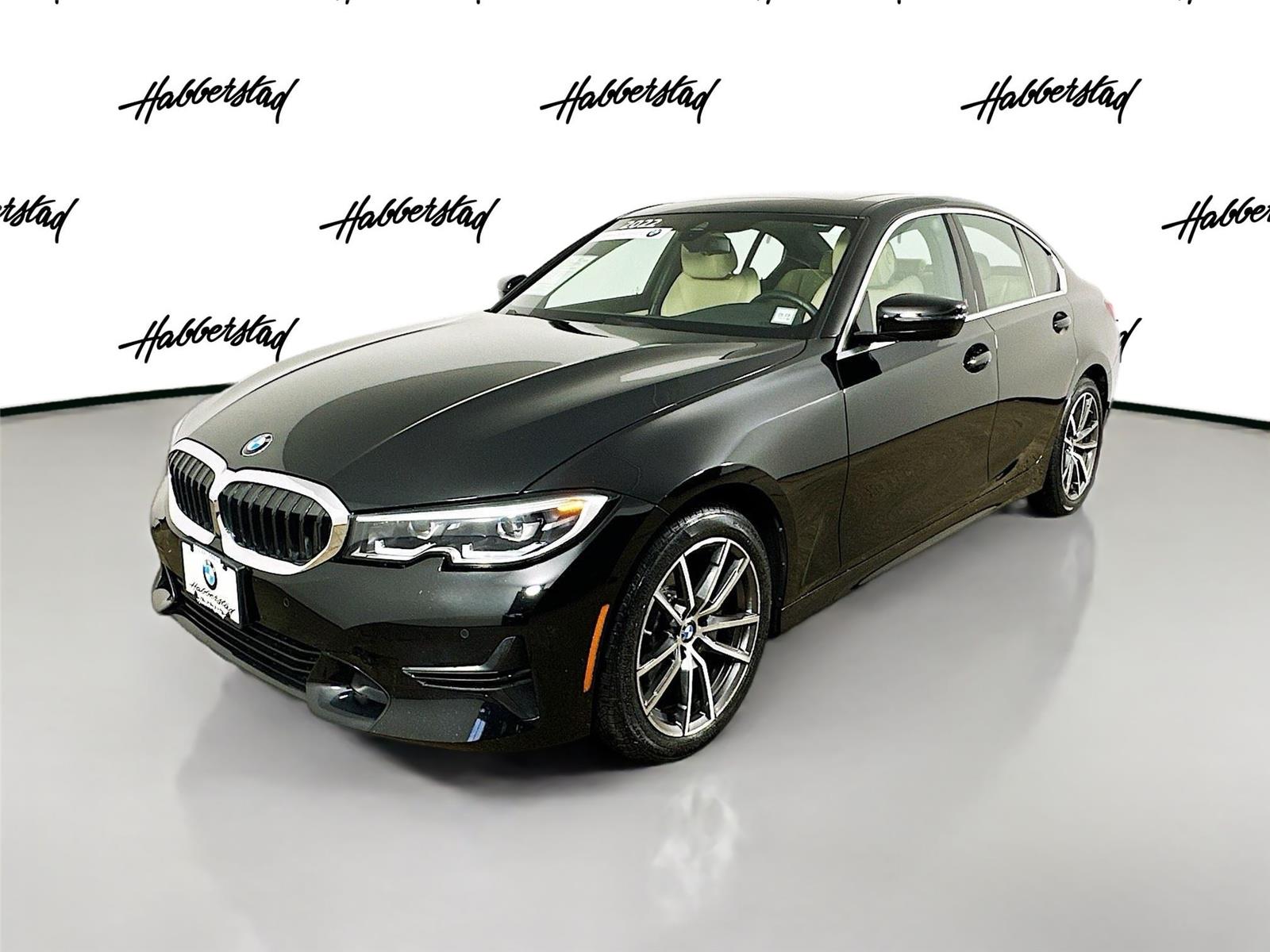 Certified Used 2022 Jet Black BMW 330i xDrive image 1