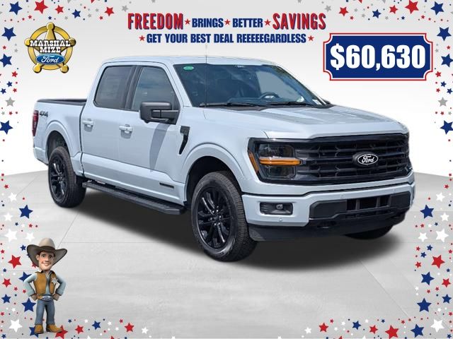 New 2025 Space White Metallic Ford XLT image 1