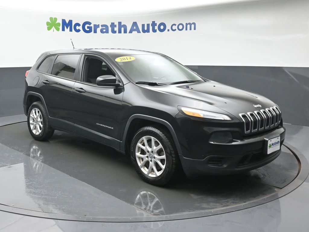 Used 2014 Jeep Cherokee Sport with VIN 1C4PJLAB6EW305696 for sale in Cedar Rapids, IA