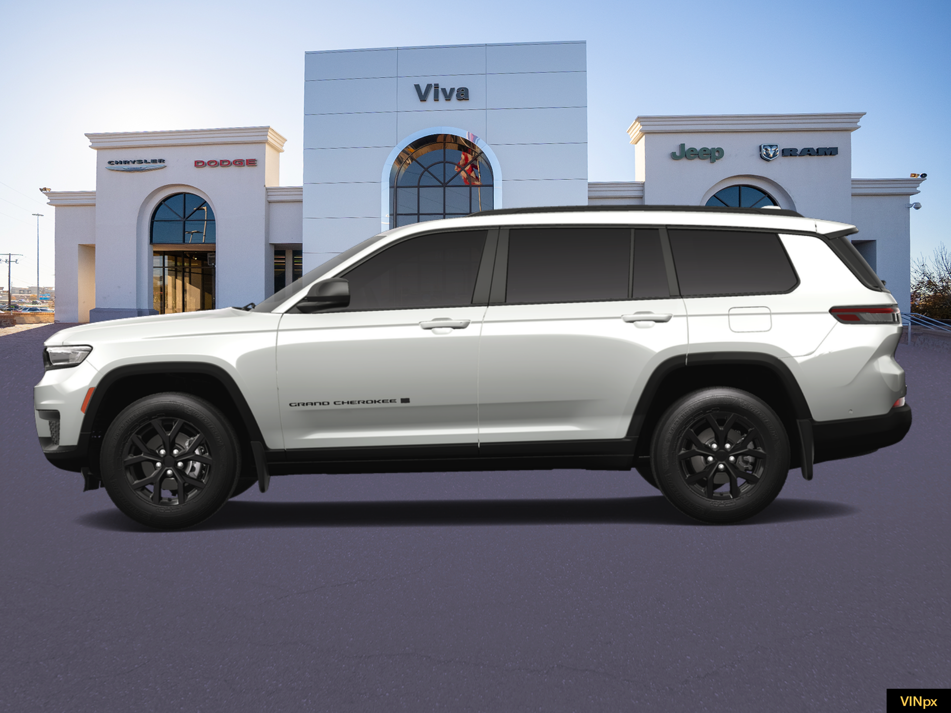 New 2025 Bright White Clear-Coat Exterior Paint Jeep Altitude X image 3