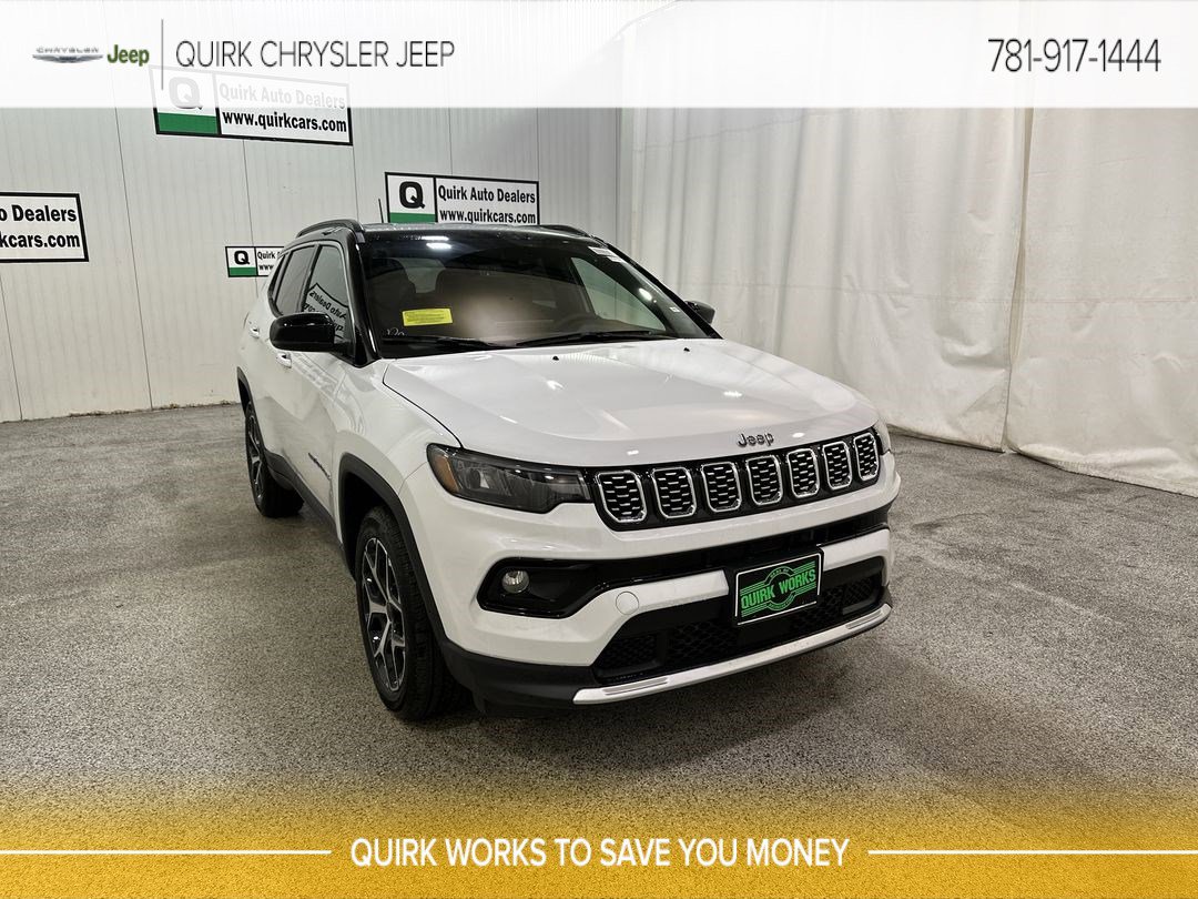 New 2025 Bright White Clearcoat Jeep Limited image 3