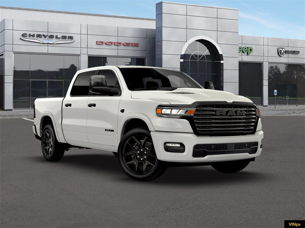 New 2026 Bright White Clear-Coat Exterior Paint RAM Laramie image 10