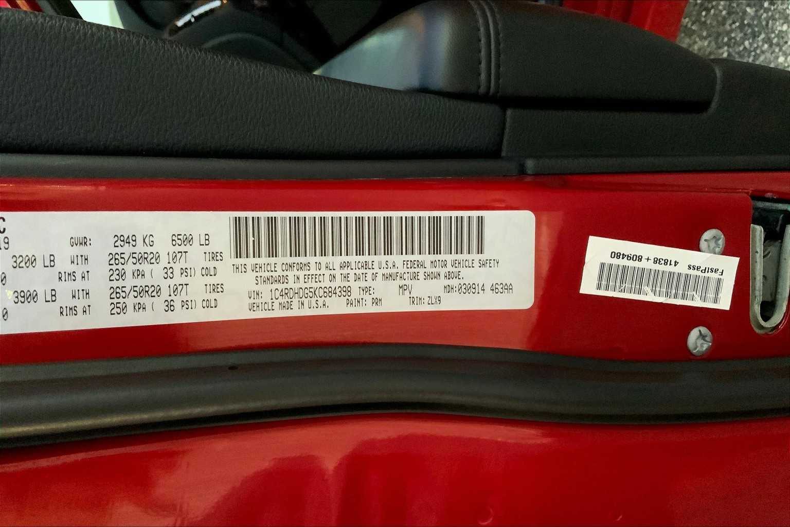 2019 Dodge Durango GT Plus photo 30