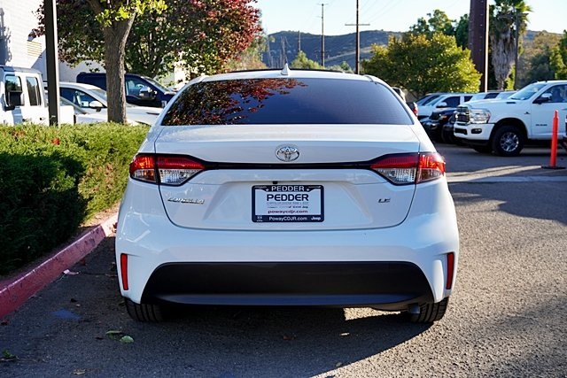 Used 2024 White Toyota LE image 8
