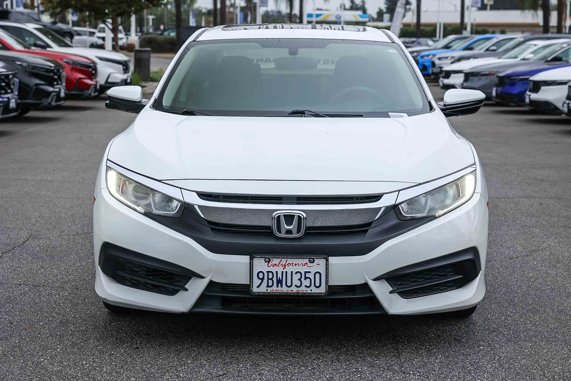 Used 2018 Honda Civic EX with VIN 2HGFC2F71JH506453 for sale in West Covina, CA