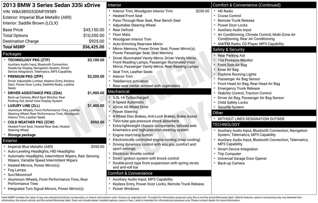 2013 BMW 3 Series 335i's photo