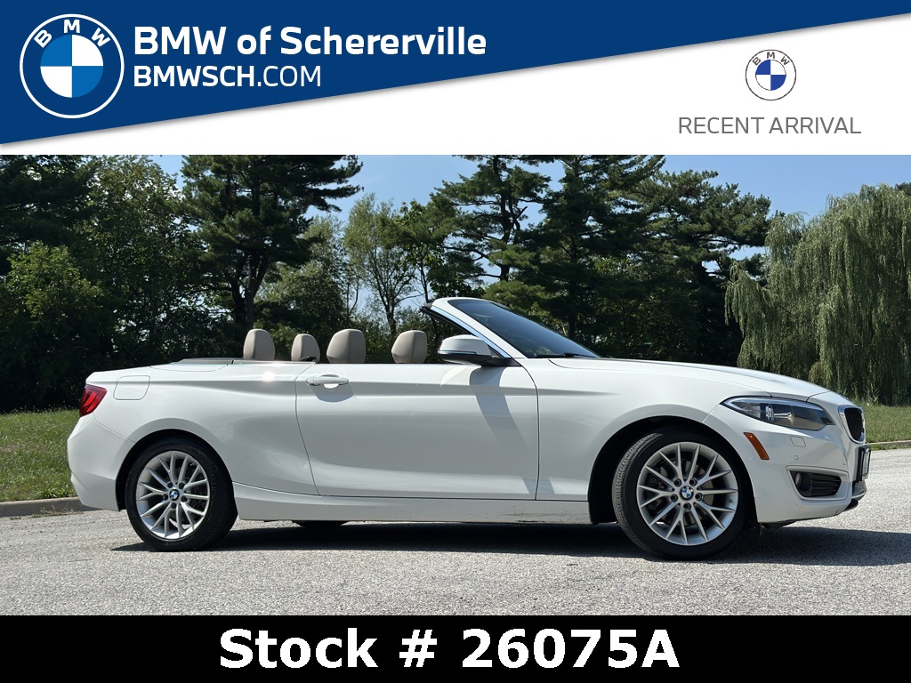 Used 2015 BMW 2 Series 228i with VIN WBA1K7C59FV472737 for sale in Schererville, IN