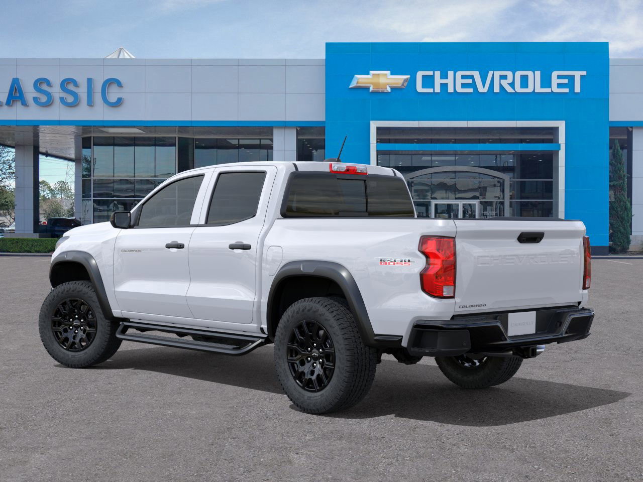 2026 Chevrolet Colorado Trail Boss White at Classic Elite Chevrolet Sugar Land