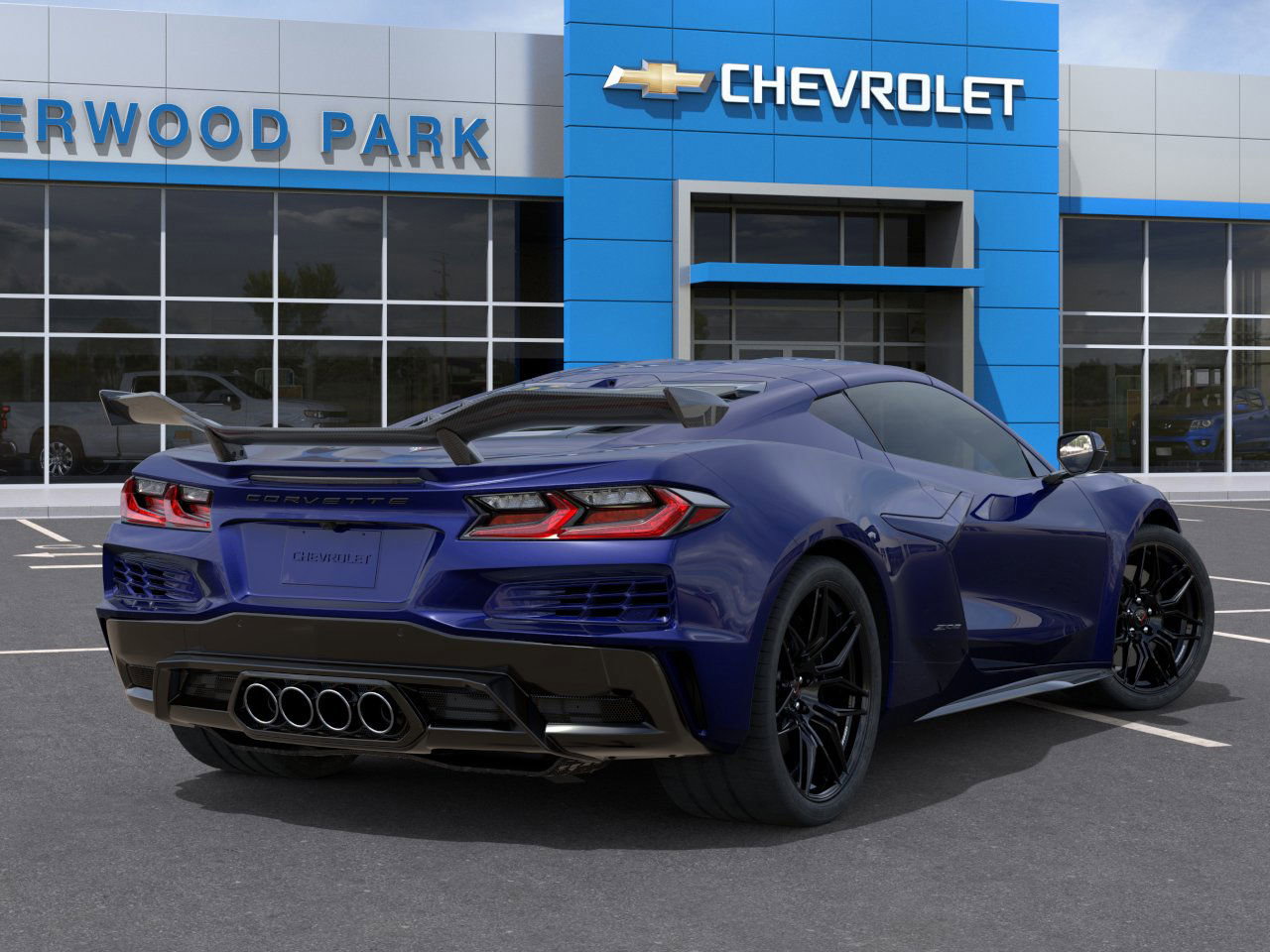 New 2025 Chevrolet Corvette Z06 Custom Painted Highland Bronze Wheels