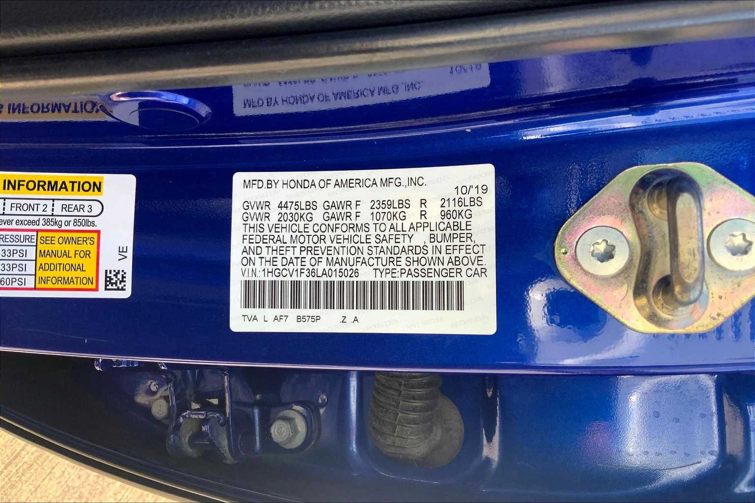 2020 Honda Accord Sport photo 30