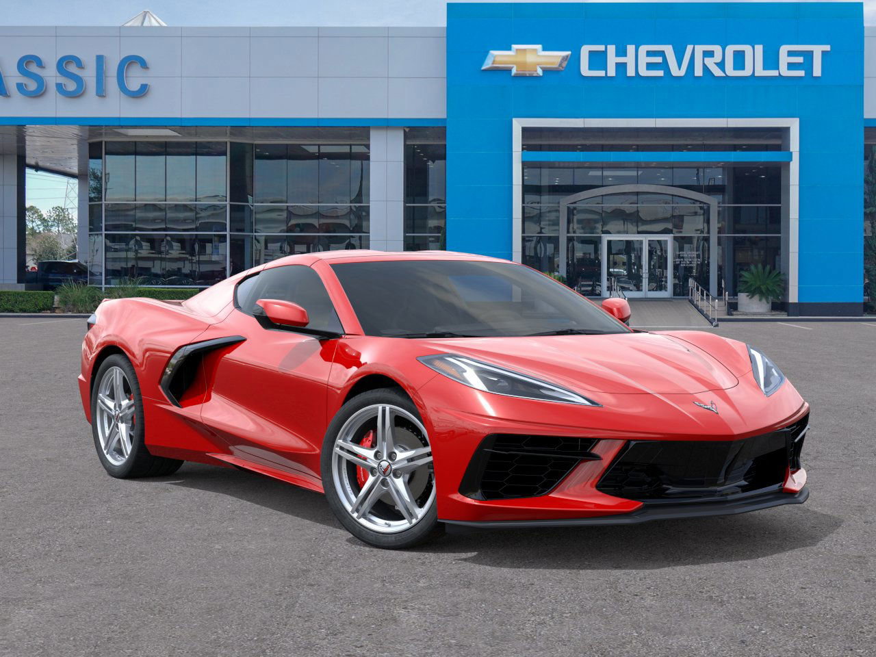 2026 Chevrolet Corvette Stingray 1LT Red at Classic Elite Chevrolet Hwy 6