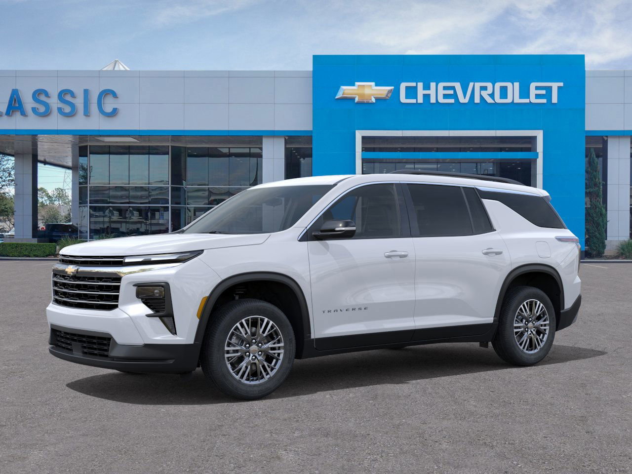 2026 Chevrolet Traverse LT White at Classic Elite Chevrolet Hwy 6