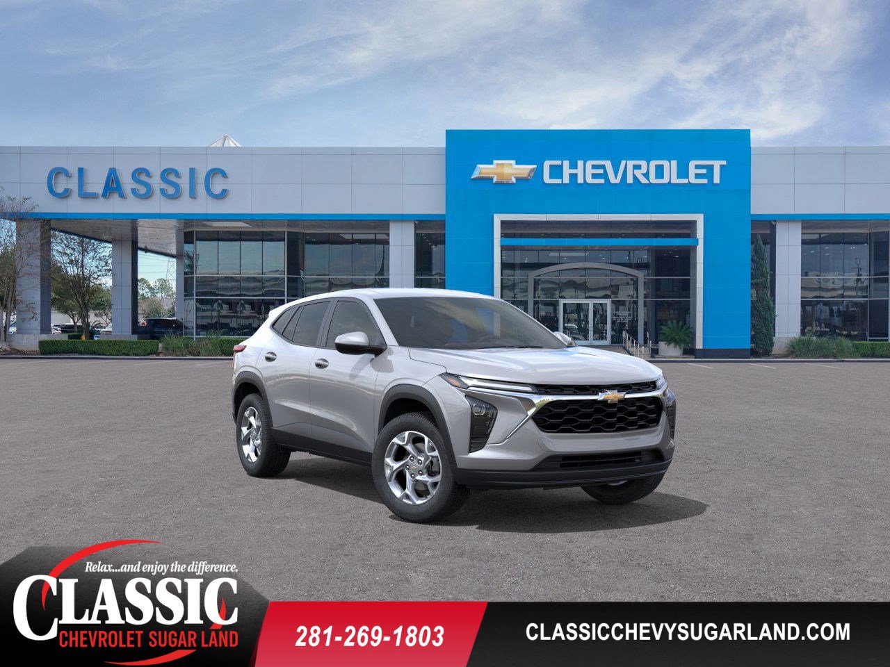 2026 Chevrolet Trax LS Gray at Classic Elite Chevrolet Sugar Land