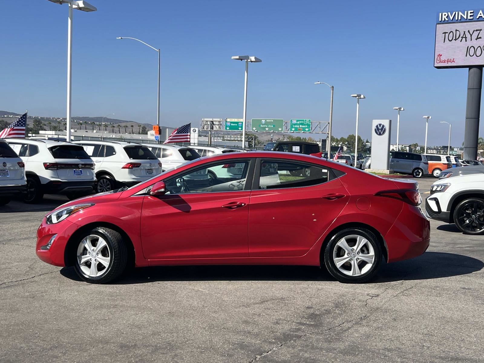 Used 2016 Hyundai Elantra Value Edition with VIN KMHDH4AE9GU554941 for sale in Irvine, CA