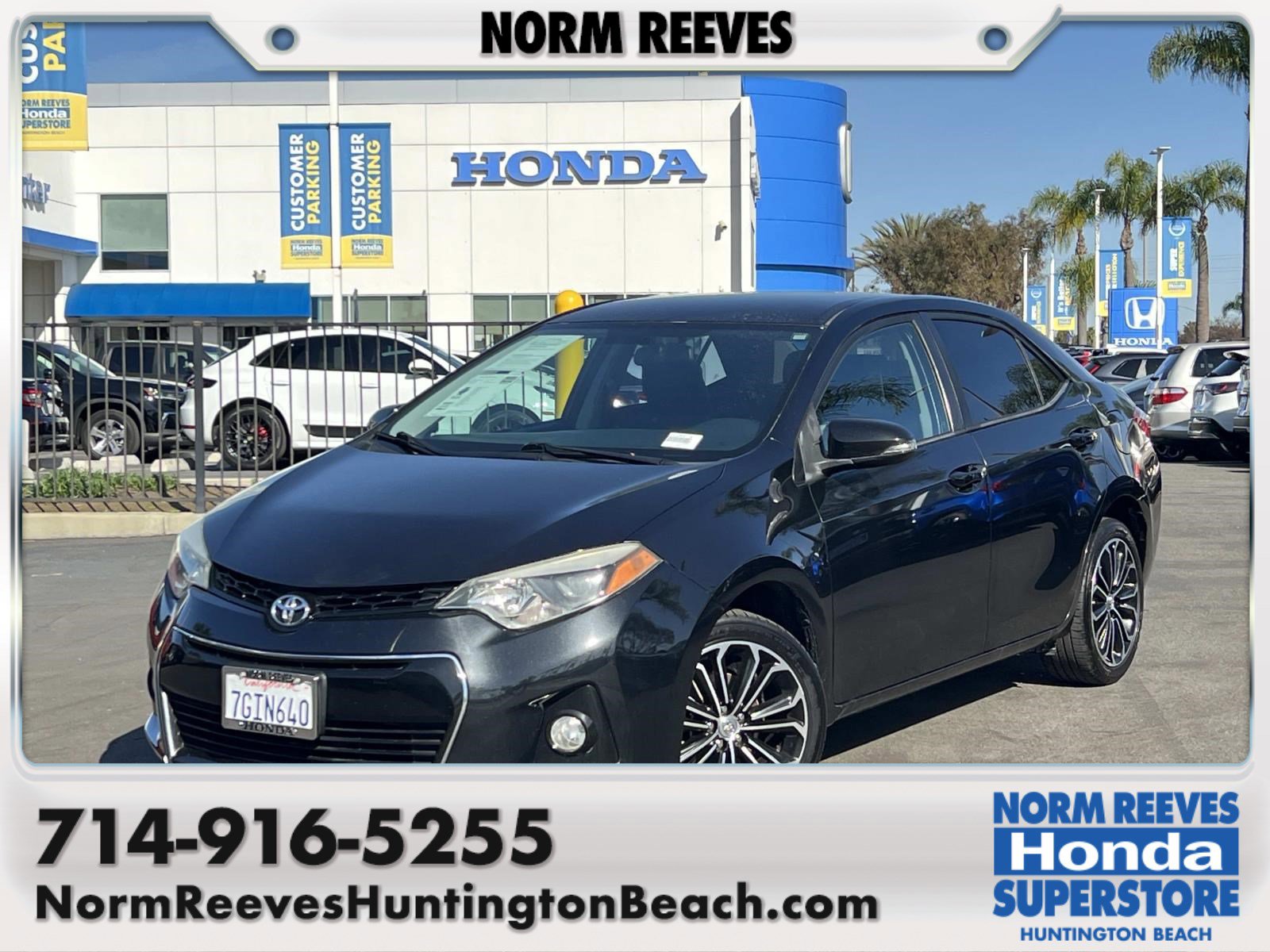 2014 Toyota Corolla S Plus