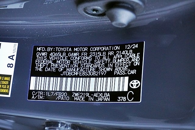 Used 2025 Black Toyota LE image 30