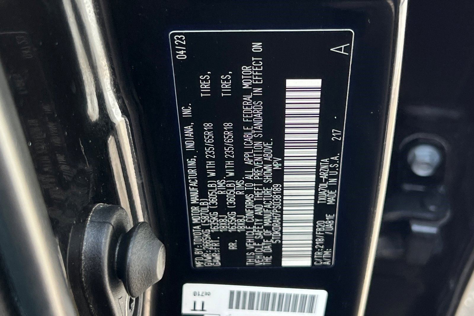 2023 Toyota Highlander L photo 33