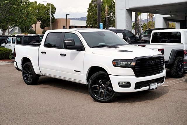 New 2026 Bright White Clear-Coat Exterior Paint RAM Laramie image 3