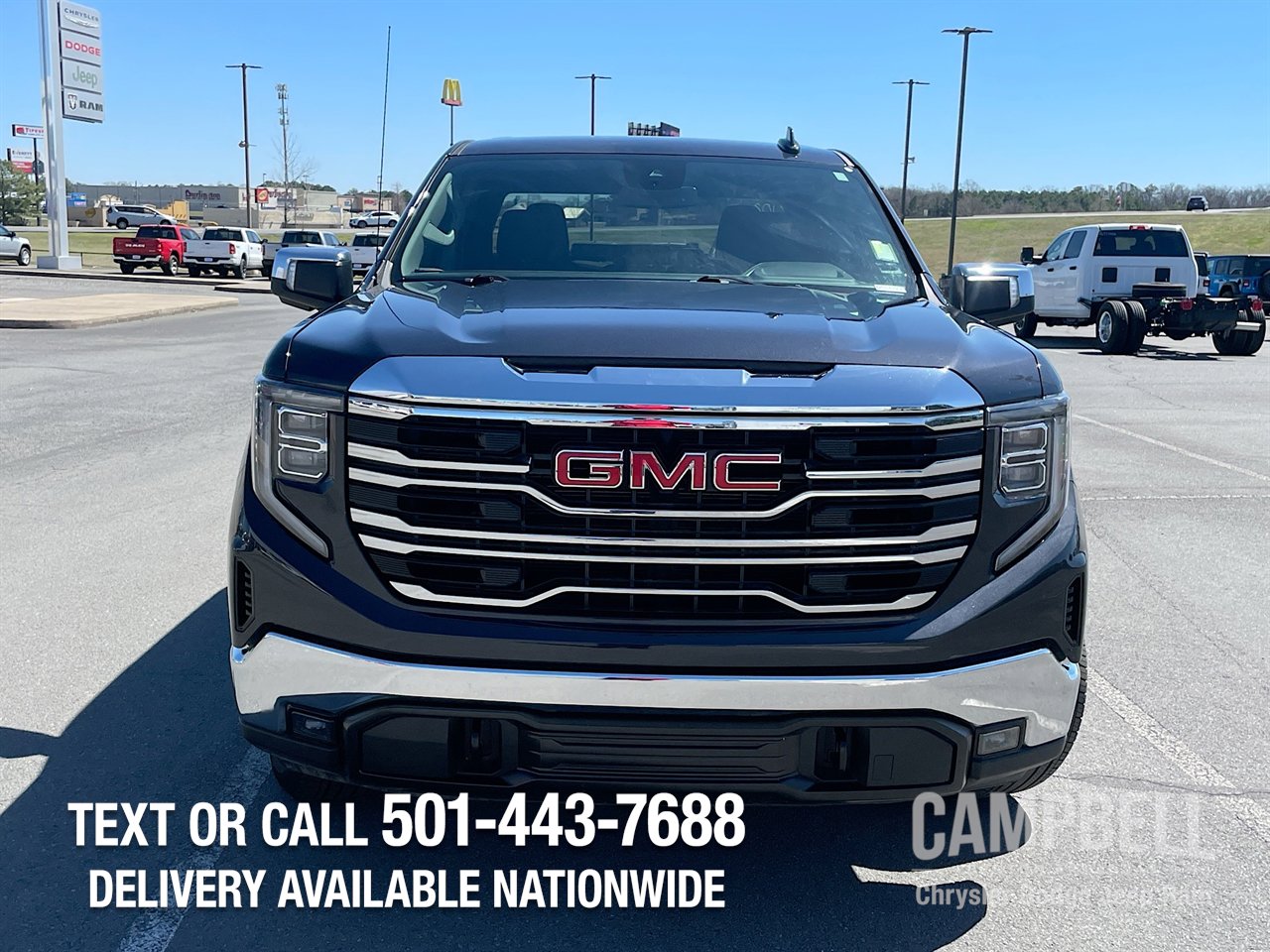 Used 2024 GMC Sierra 1500 SLT with VIN 1GTUUDED6RZ146100 for sale in Little Rock