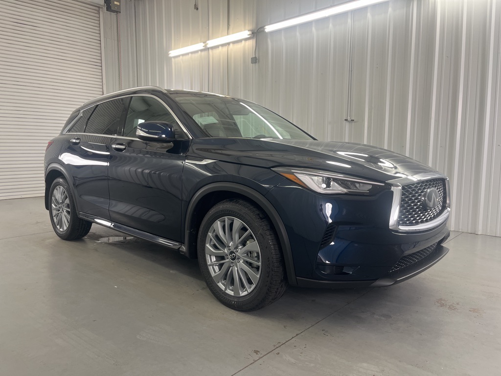 Certified Used 2025 Blue INFINITI LUXE image 1