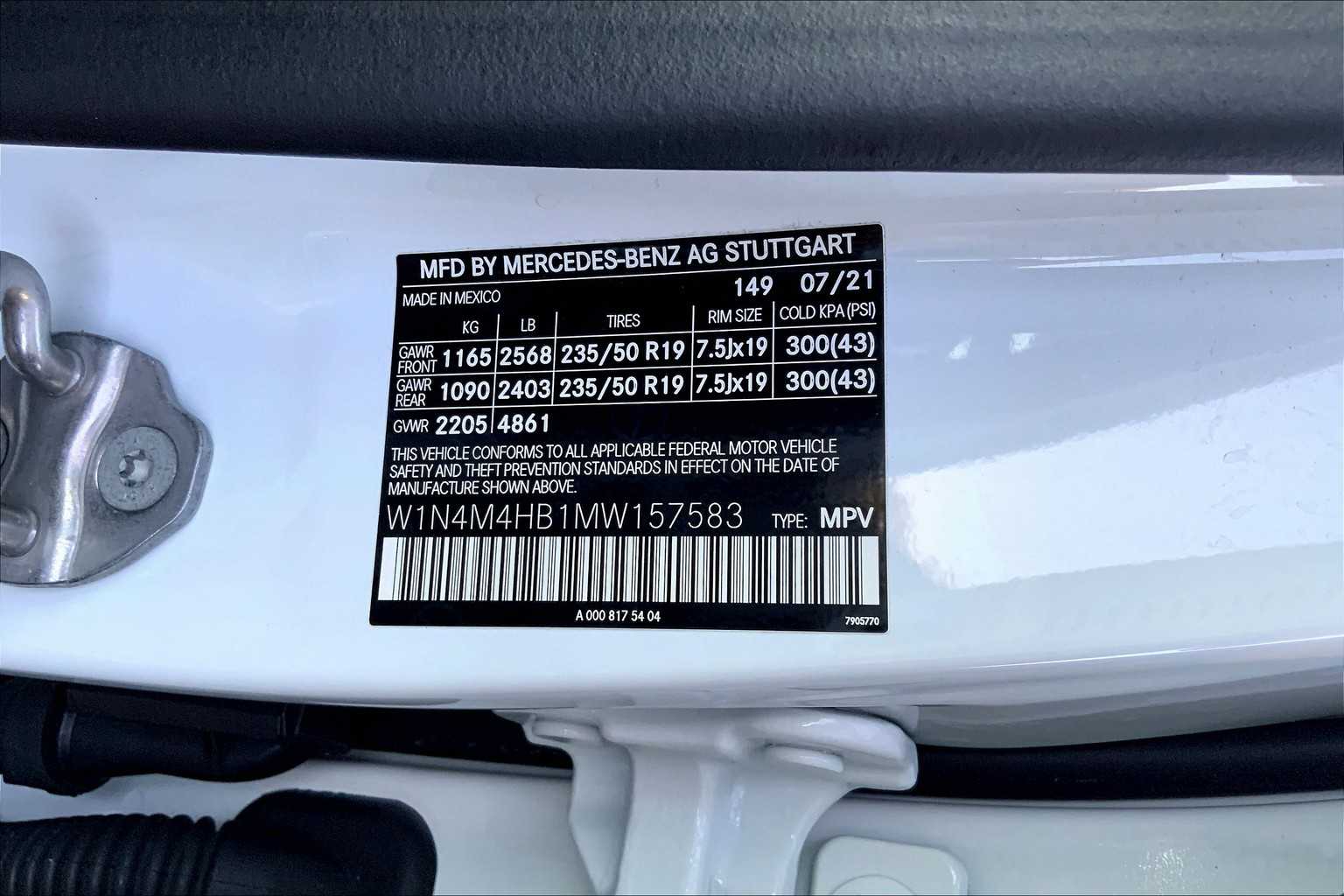 2021 Mercedes Benz GLB 250 4MATIC photo 30