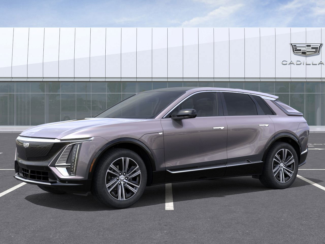 Used 2025 Cadillac LYRIQ Luxury 1 with VIN 1GYKPNRK3SZ311906 for sale in Friendswood, TX