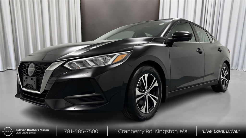 Certified Used 2021 Black Nissan SV image 1