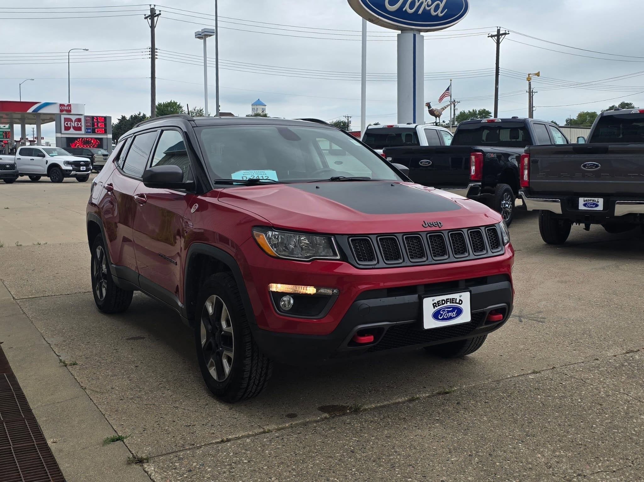 Used 2017 Jeep All-New Compass Trailhawk with VIN 3C4NJDDB8HT688124 for sale in Redfield, SD
