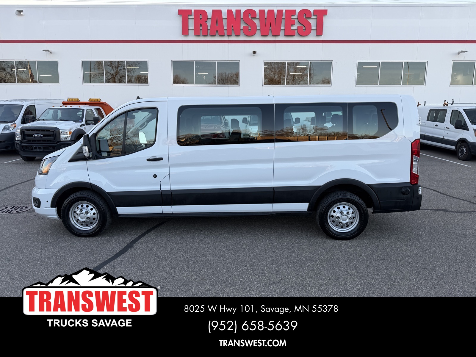 Used 2024 Ford Transit Passenger Van XLT with VIN 1FBAX9Y89RKA27606 for sale in Minneapolis, Minnesota