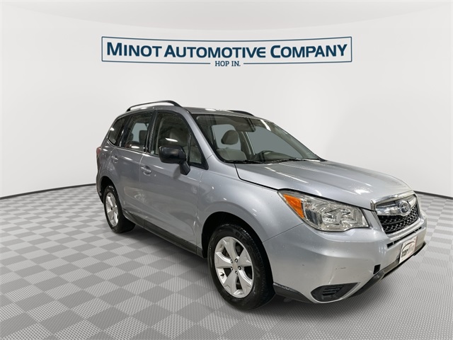 Used 2015 Subaru Forester i with VIN JF2SJABC8FH457184 for sale in Minot, ND