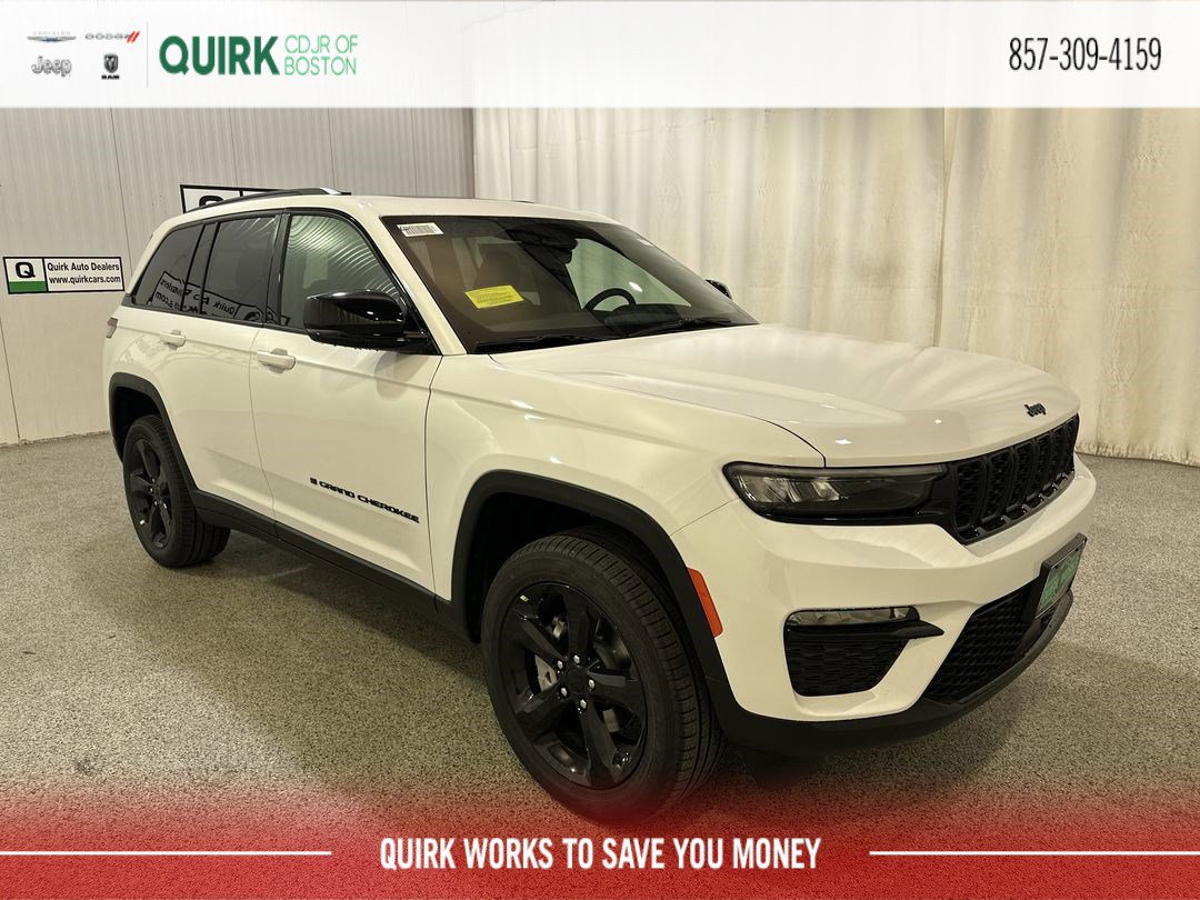 New 2025 Bright White Clearcoat Jeep Limited image 1