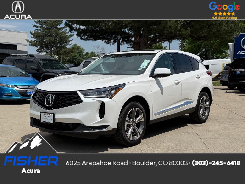 Used 2025 Platinum White Pearl Acura Technology Package image 1