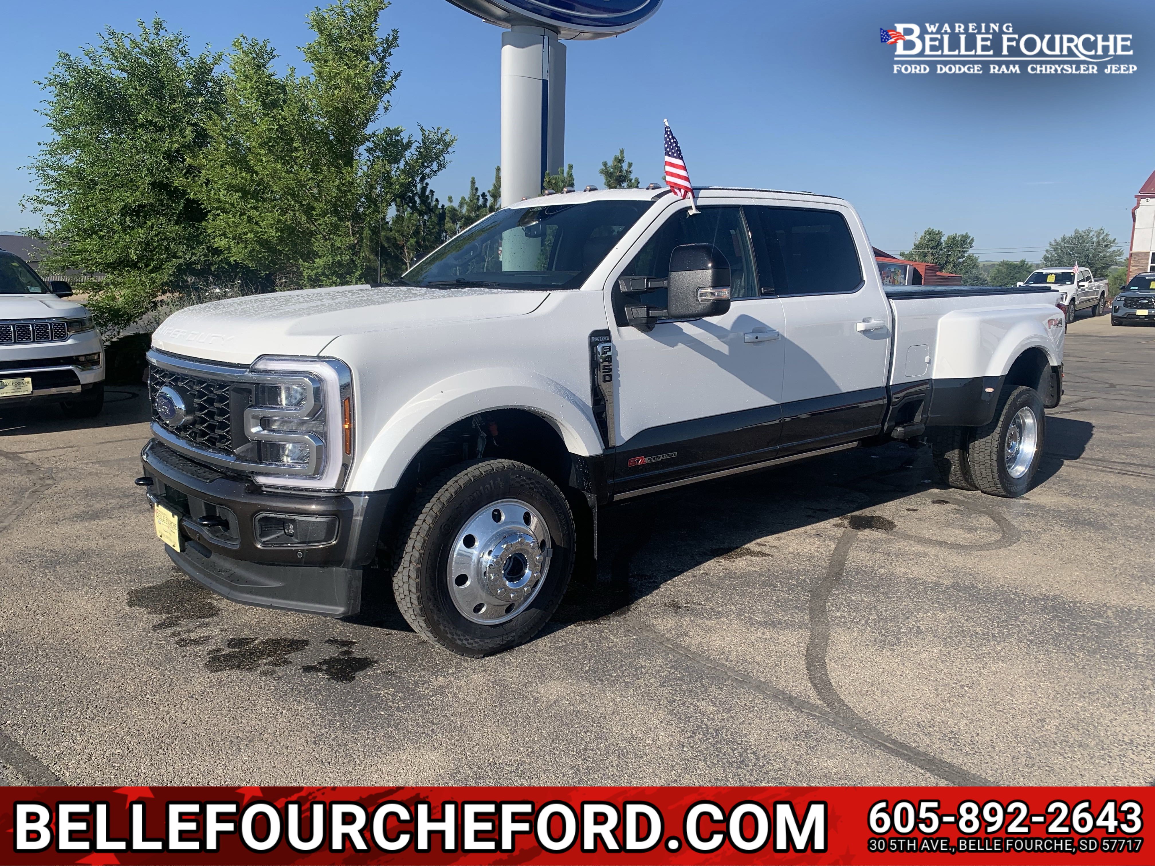 New 2025 Star White Metallic Tri-Coat Ford King Ranch image 1
