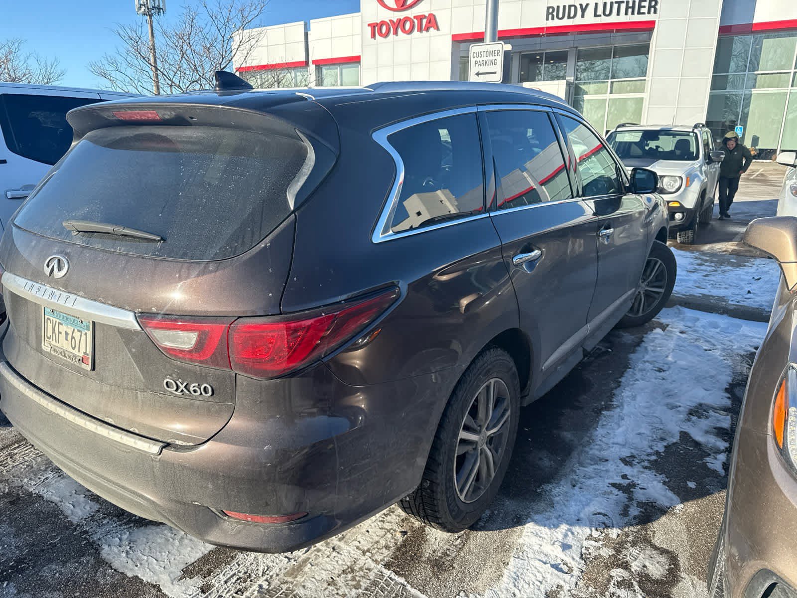 Used 2019 INFINITI QX60 LUXE with VIN 5N1DL0MM5KC516972 for sale in Golden Valley, Minnesota