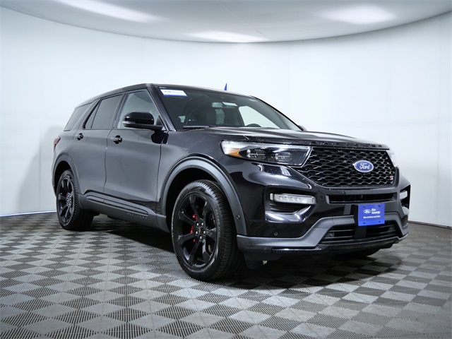Certified 2022 Ford Explorer ST with VIN 1FM5K8GC3NGB59362 for sale in Apple Valley, Minnesota