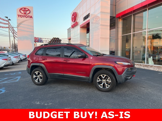 Used 2014 Jeep Cherokee Trailhawk with VIN 1C4PJMBB5EW322610 for sale in Lugoff, SC