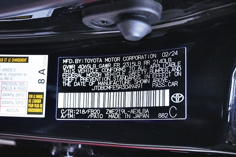 Used 2024 Black Toyota LE image 29