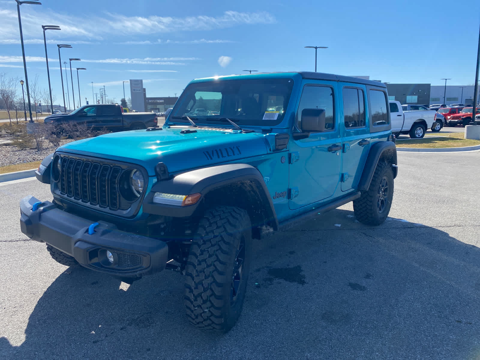 New 2024 Jeep Wrangler 4xe Willys Sport Utility in J240329 Reed