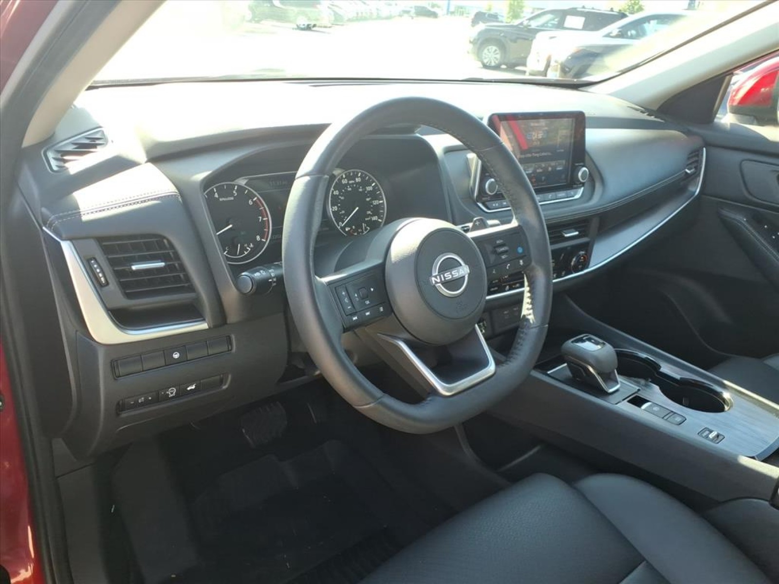 2024 Nissan Rogue SV Red at Robbins Nissan