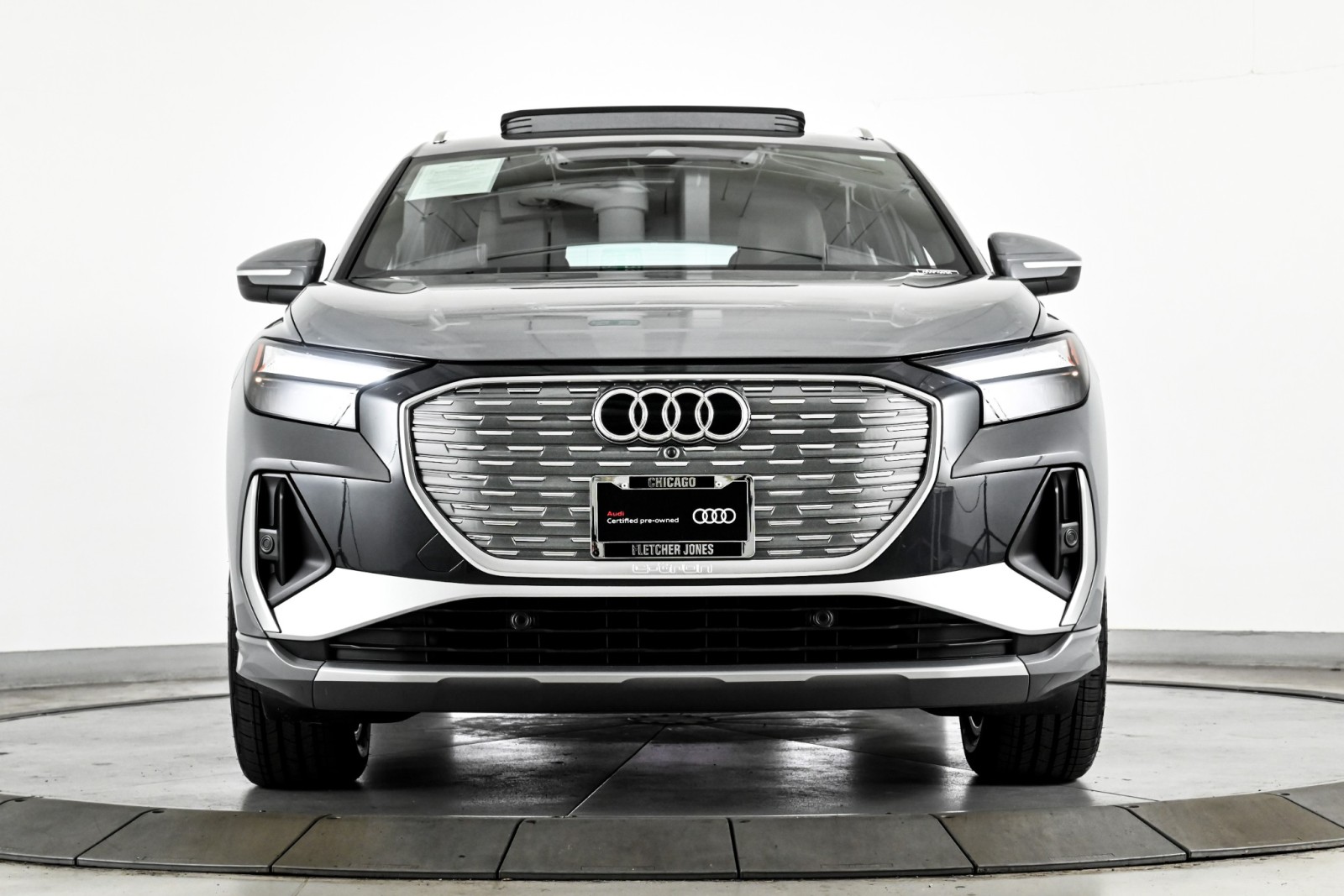 Certified 2023 Audi Q4 e-tron Premium Plus with VIN WA1L2BFZ3PP058270 for sale in Chicago, IL